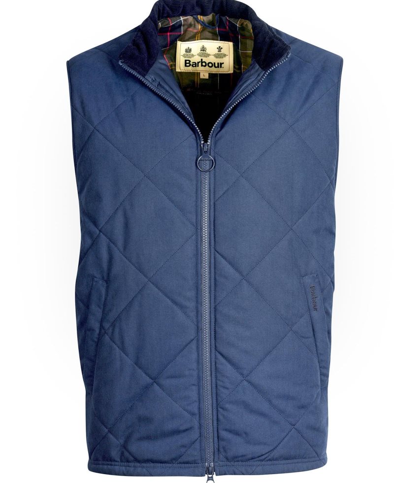 Barbour Kurt Gilet Dark Sand | TCU268749