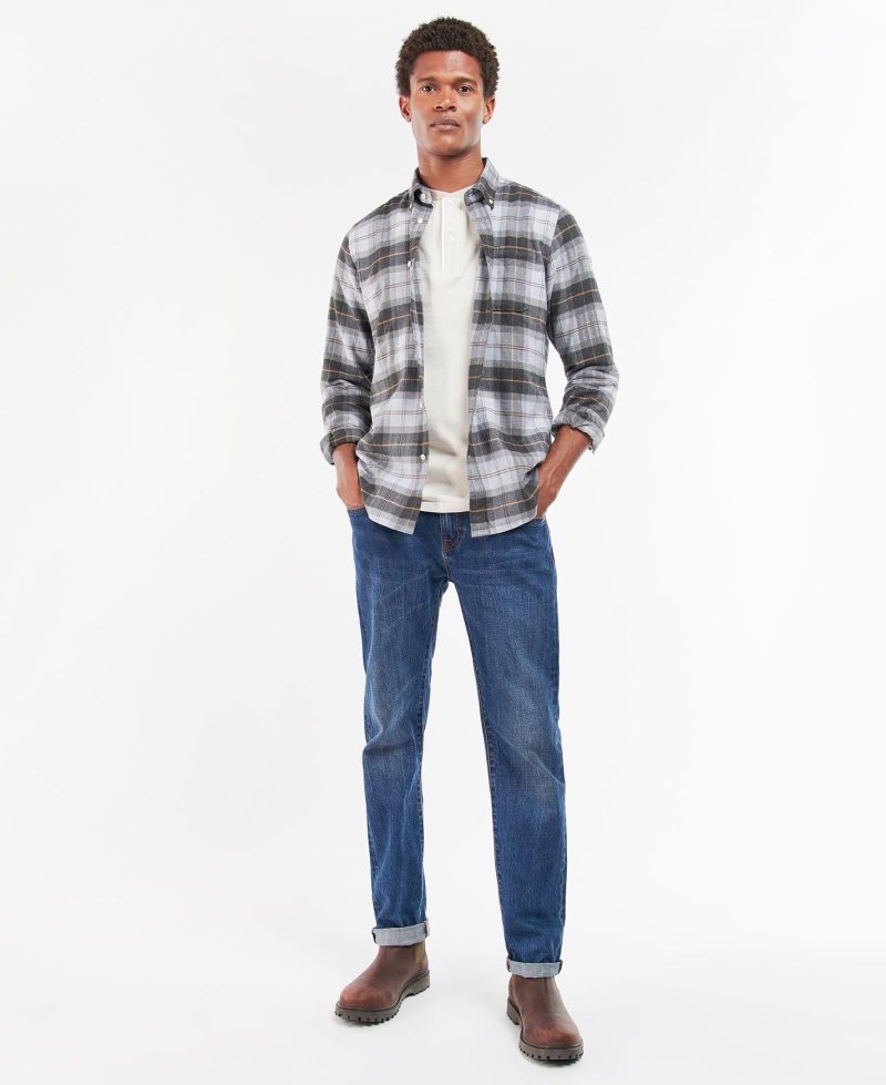 Barbour Kyeloch Tailored Shirt Greystone | JCH039276