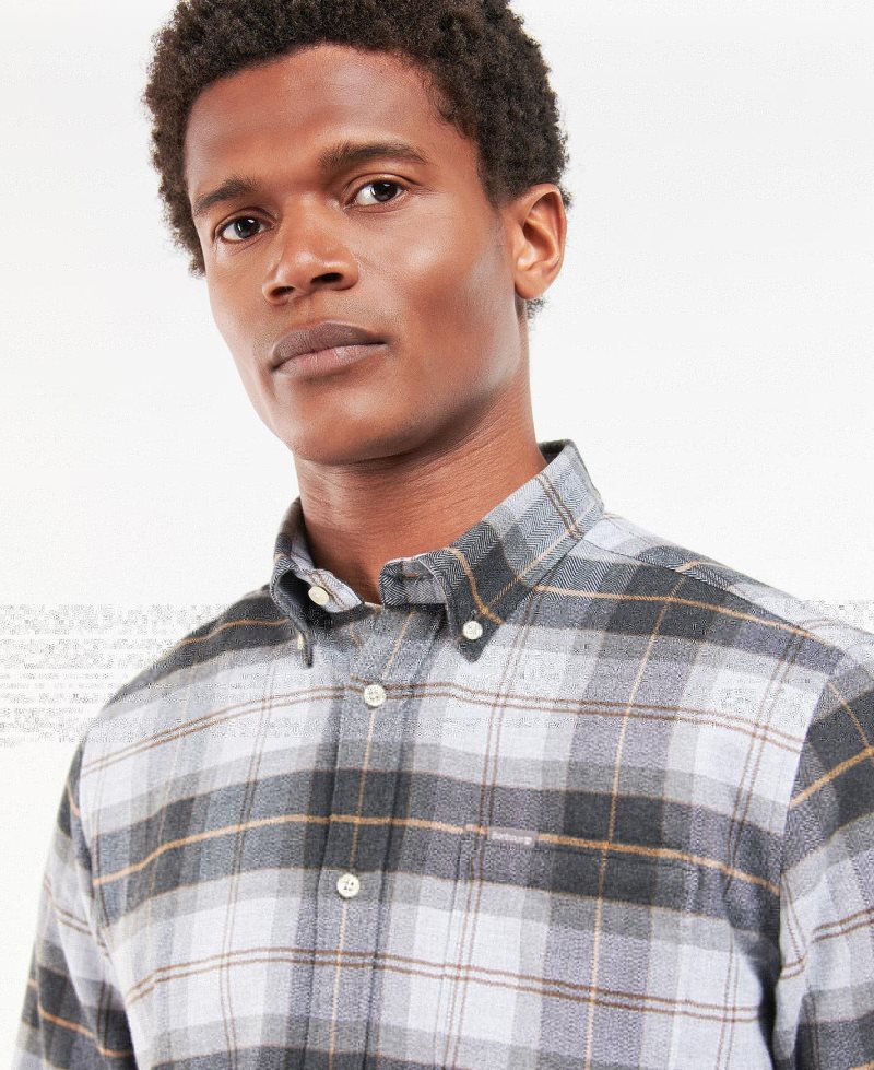 Barbour Kyeloch Tailored Shirt Greystone | JCH039276