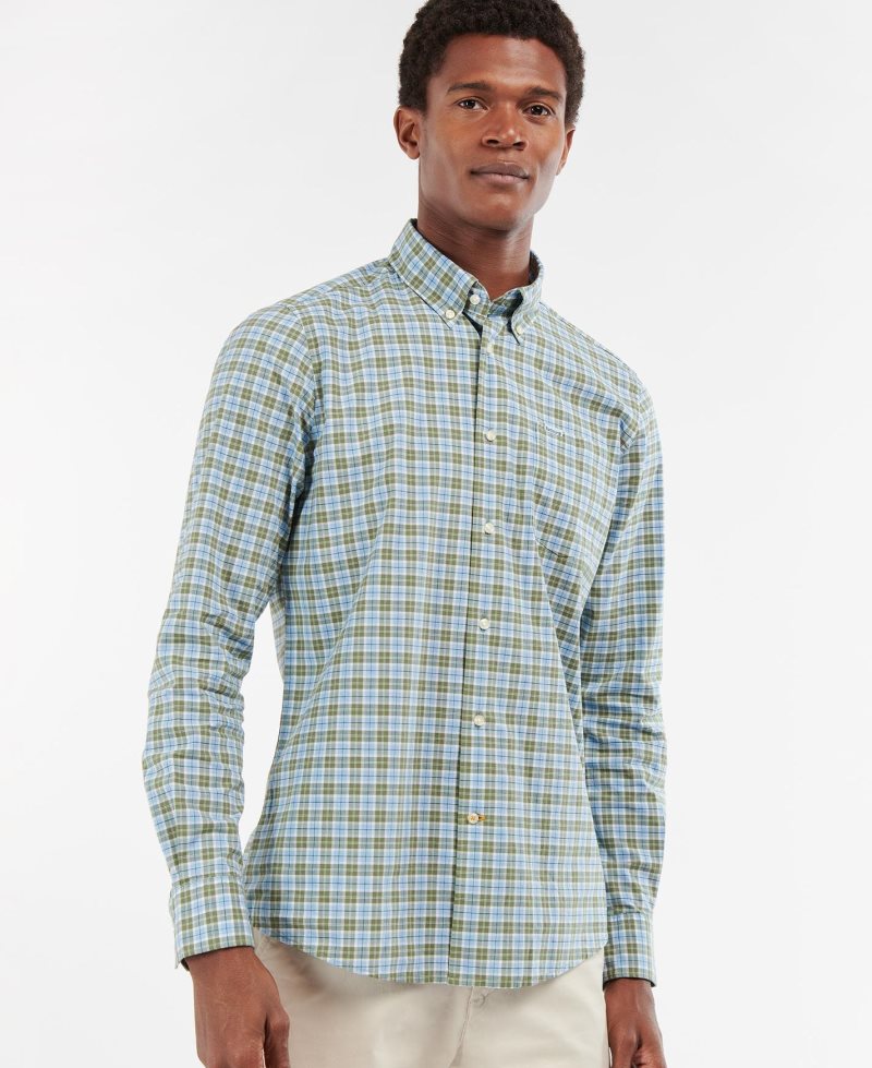 Barbour Lomond Tailored Shirt Stone | KYR869245