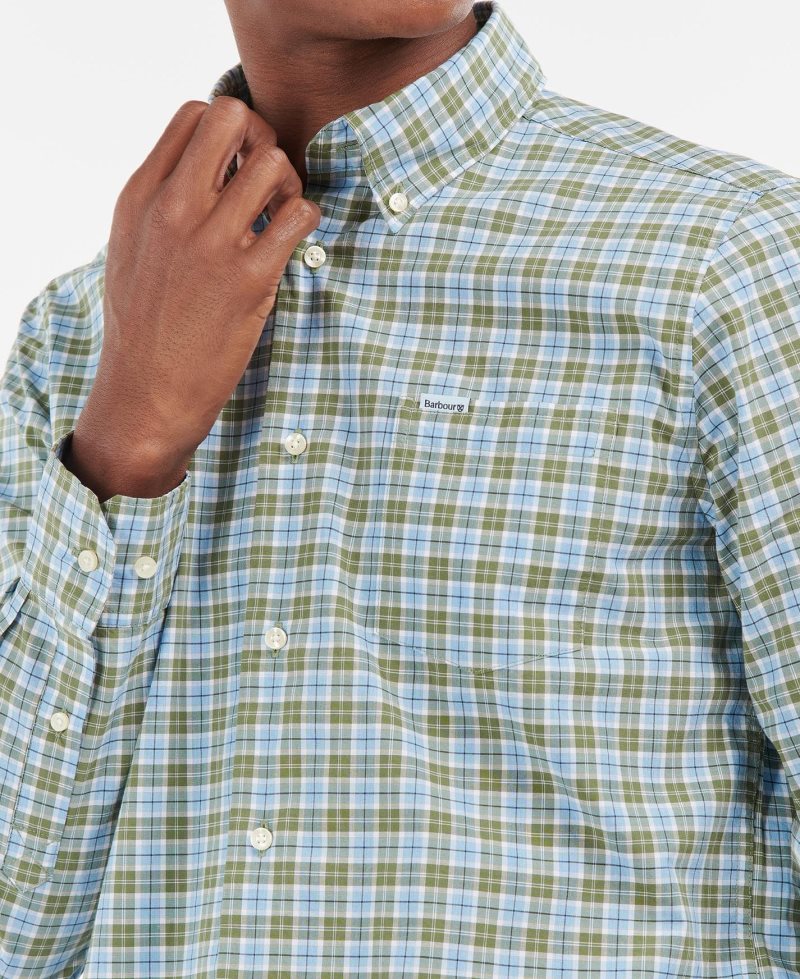 Barbour Lomond Tailored Shirt Stone | KYR869245