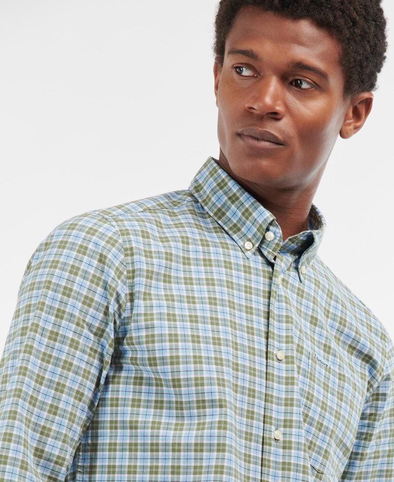 Barbour Lomond Tailored Shirt Stone | KYR869245