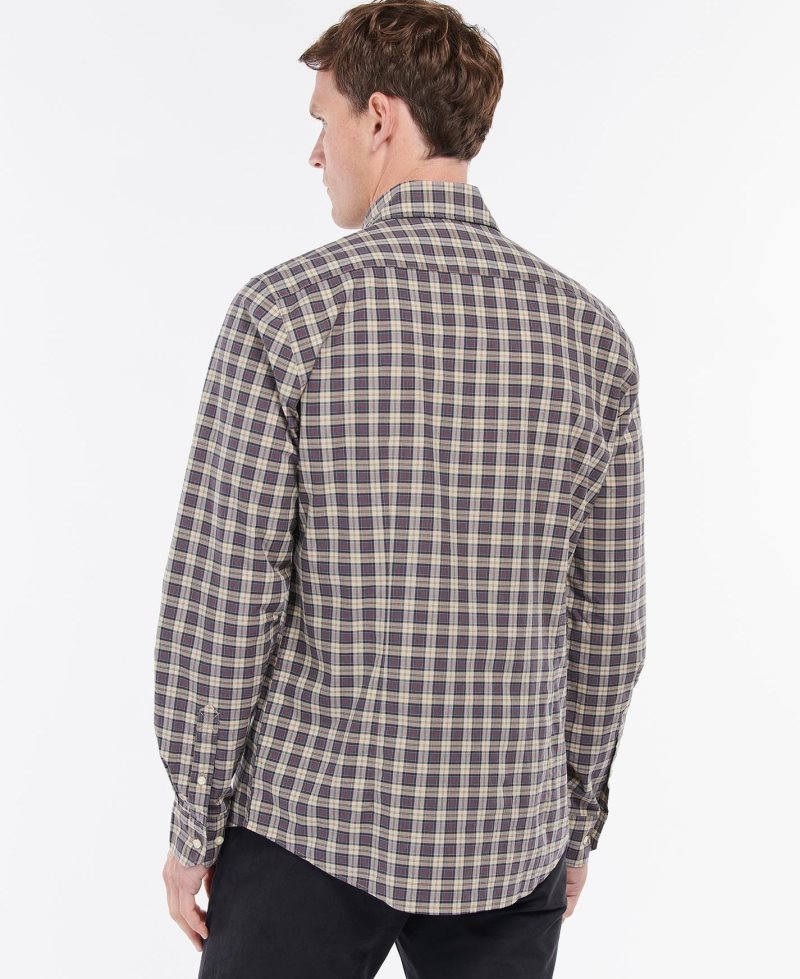 Barbour Lomond Tailored Shirt Stone | RLF413789