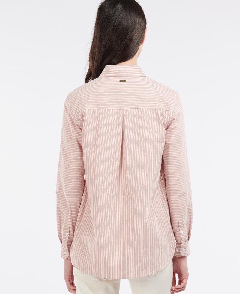 Barbour Longshore Shirt Cloud Rose Blush | JYA973506