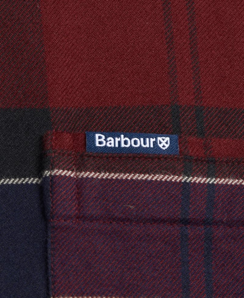 Barbour Lutsleigh Shirt Merlot | FWQ540972