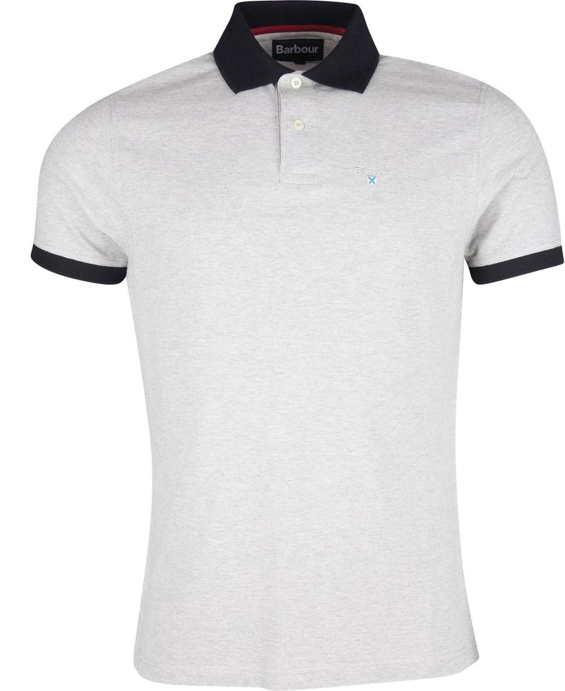 Barbour Lynton Polo Shirt Force Blue | HTV850243