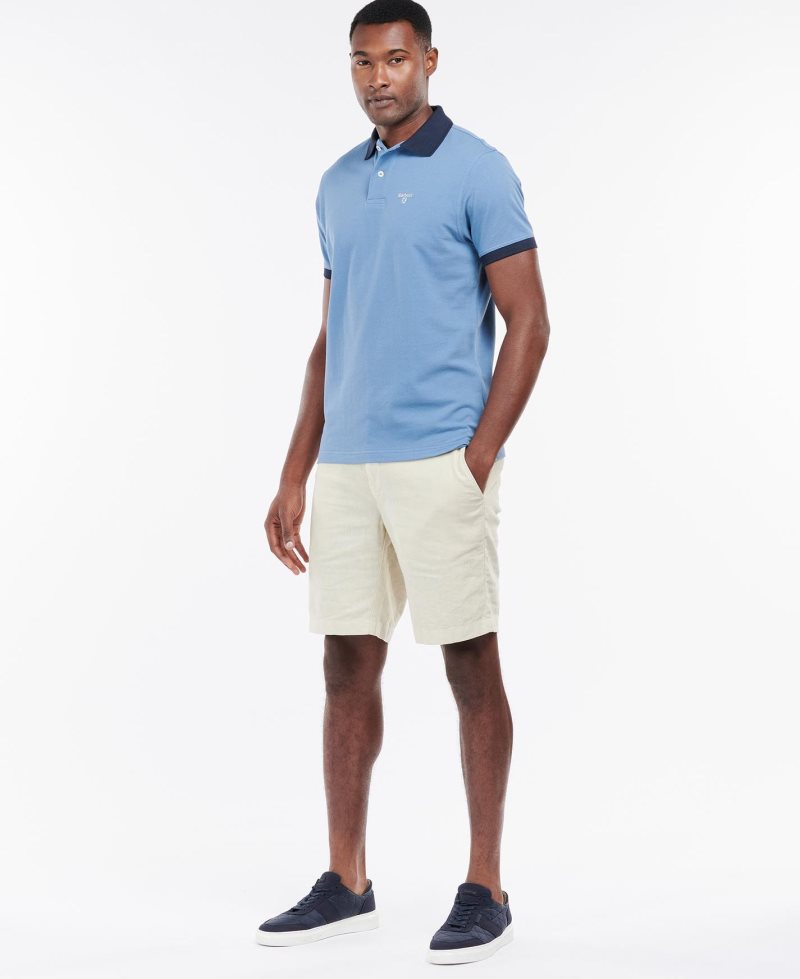 Barbour Lynton Polo Shirt Force Blue | RGD809751