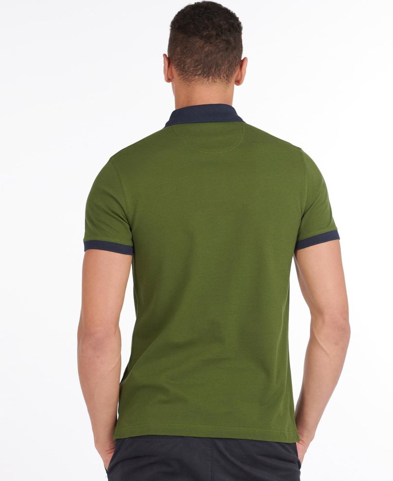 Barbour Lynton Polo Shirt Force Blue | UZM370926