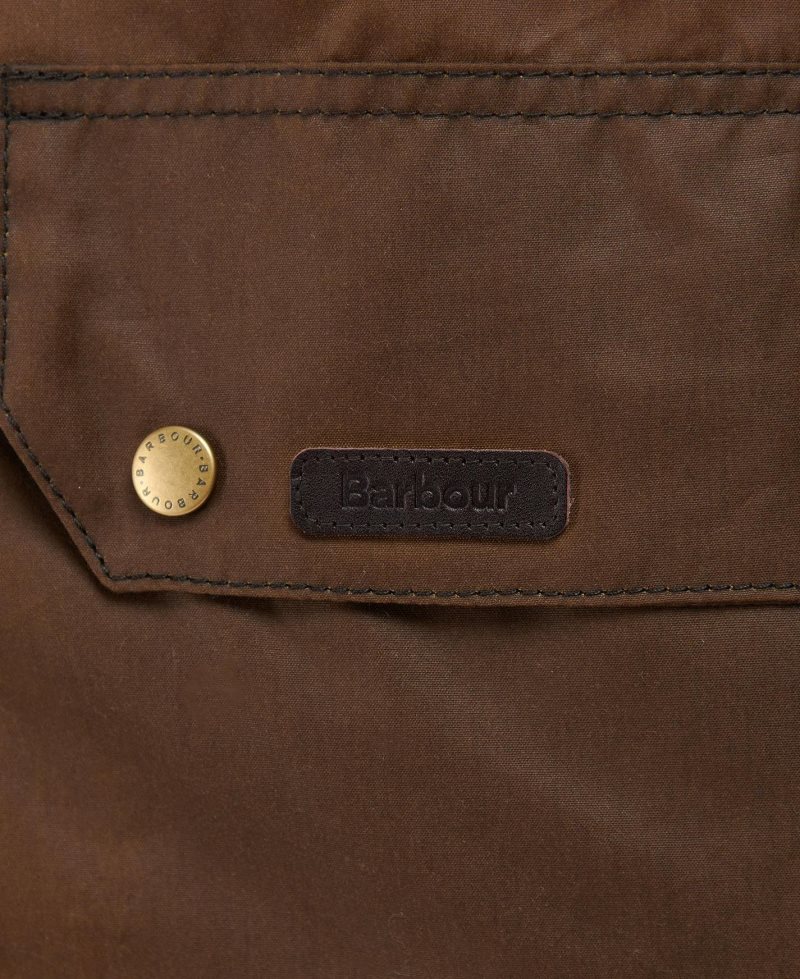 Barbour Malcolm Wax Jacket Archive Olive | KRY498362