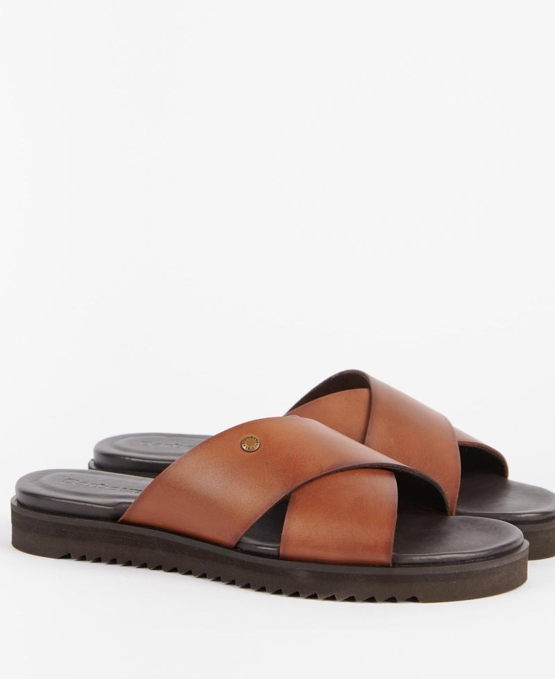 Barbour Marco Sandals Black | KRJ537289