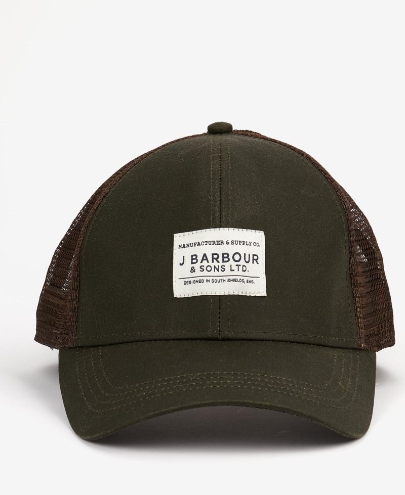 Barbour Marlem Trucker Cap Olive | SGN976230