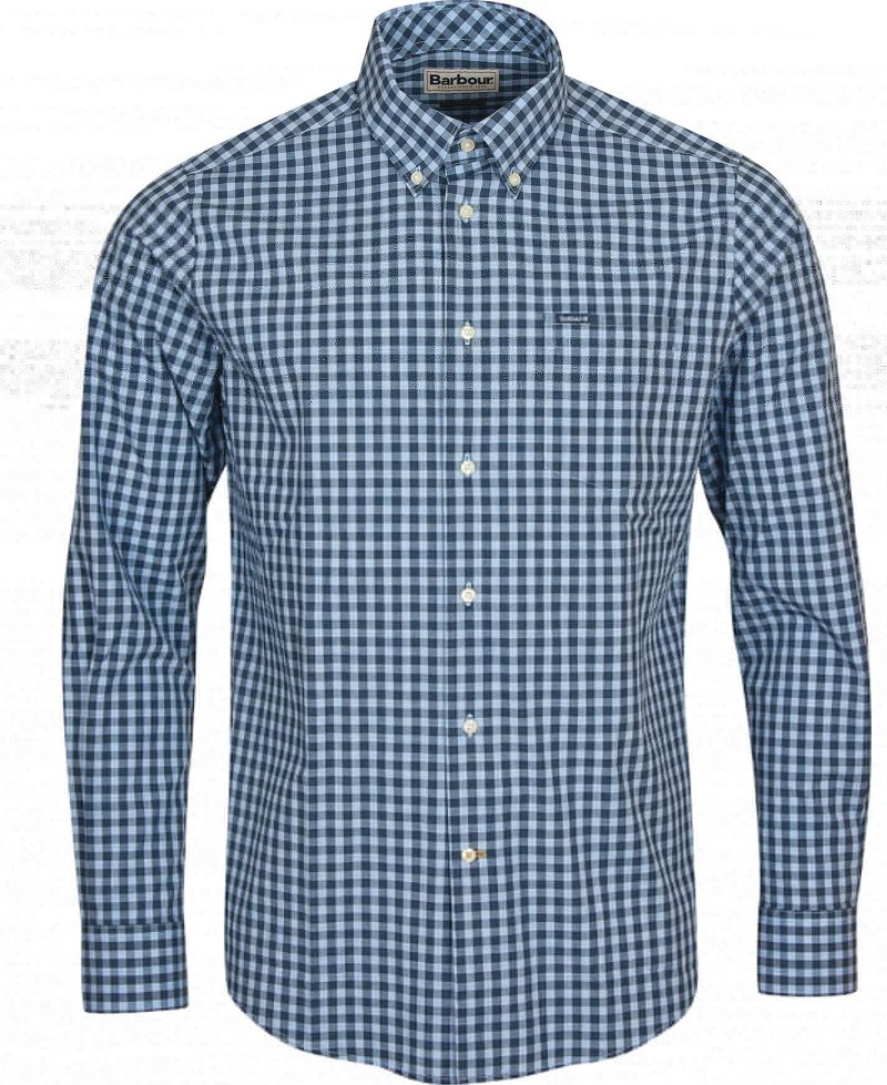 Barbour Merryton Tailored Shirt Mint | MCX789420