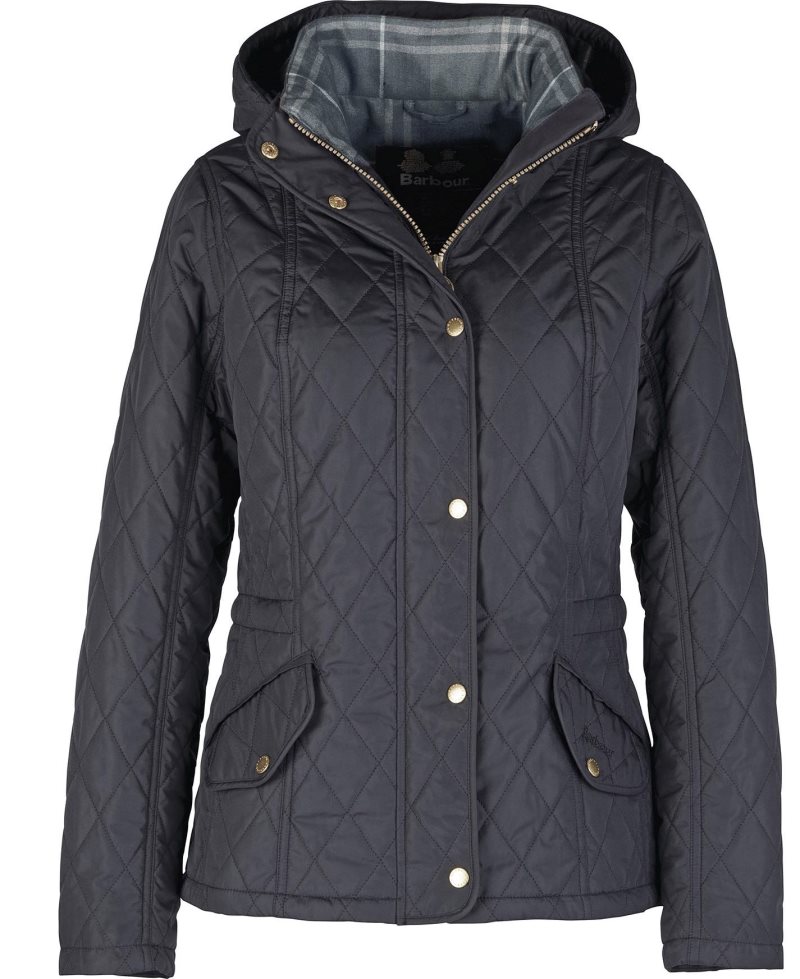 Barbour Millfire Quilted Jacket Navy Classic | XGD548097