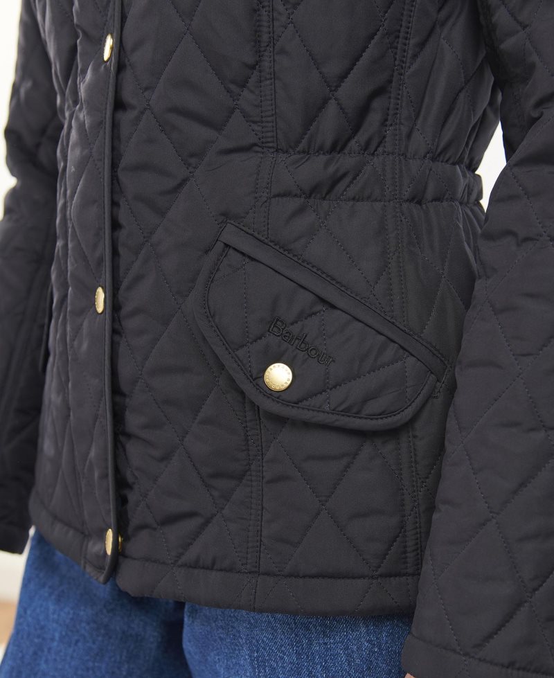 Barbour Millfire Quilted Jacket Navy Classic | XGD548097