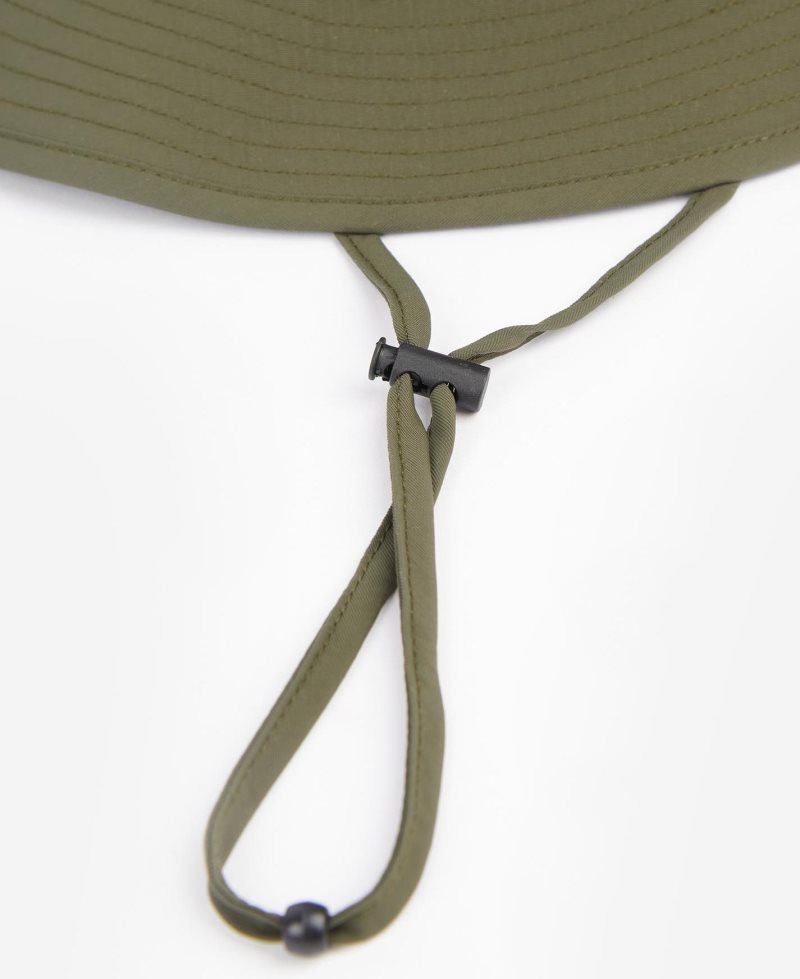 Barbour Milton Sports Hat Olive | AEO702485