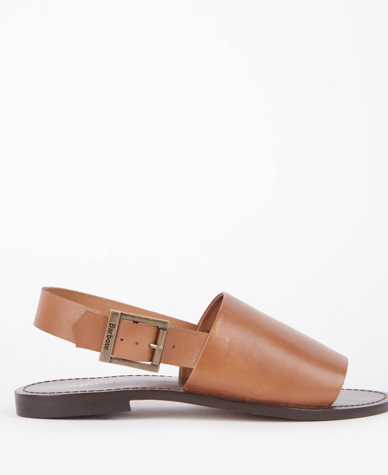 Barbour Moreda Sandals Tan | QHZ426137