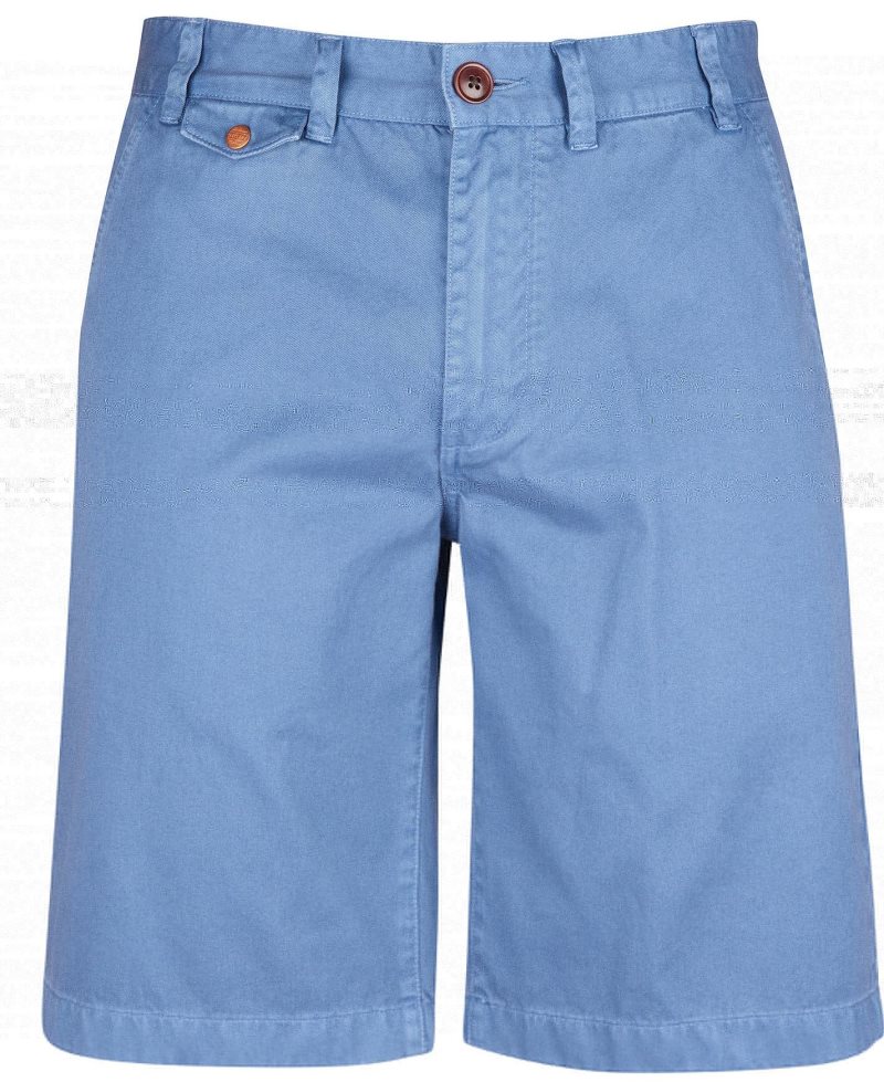 Barbour Neuston Twill Shorts Force Blue | MZL430276