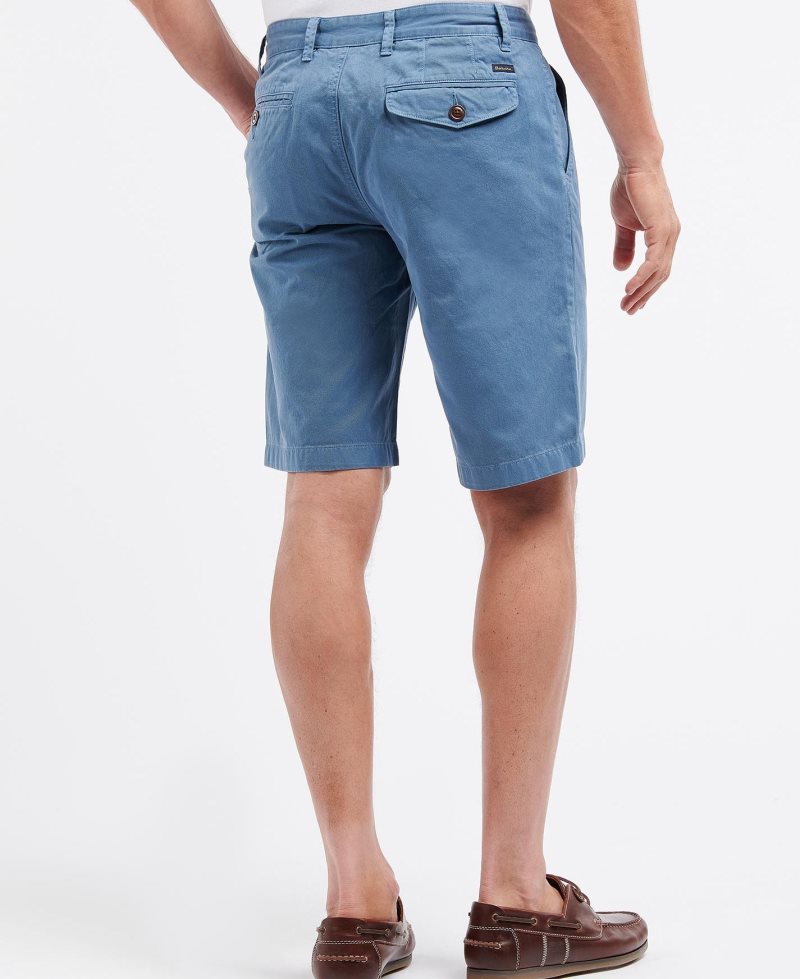 Barbour Neuston Twill Shorts Force Blue | MZL430276