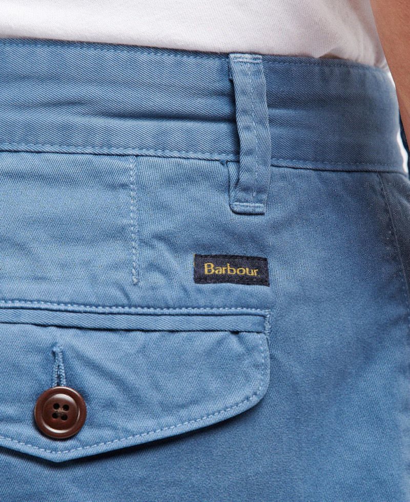 Barbour Neuston Twill Shorts Force Blue | MZL430276