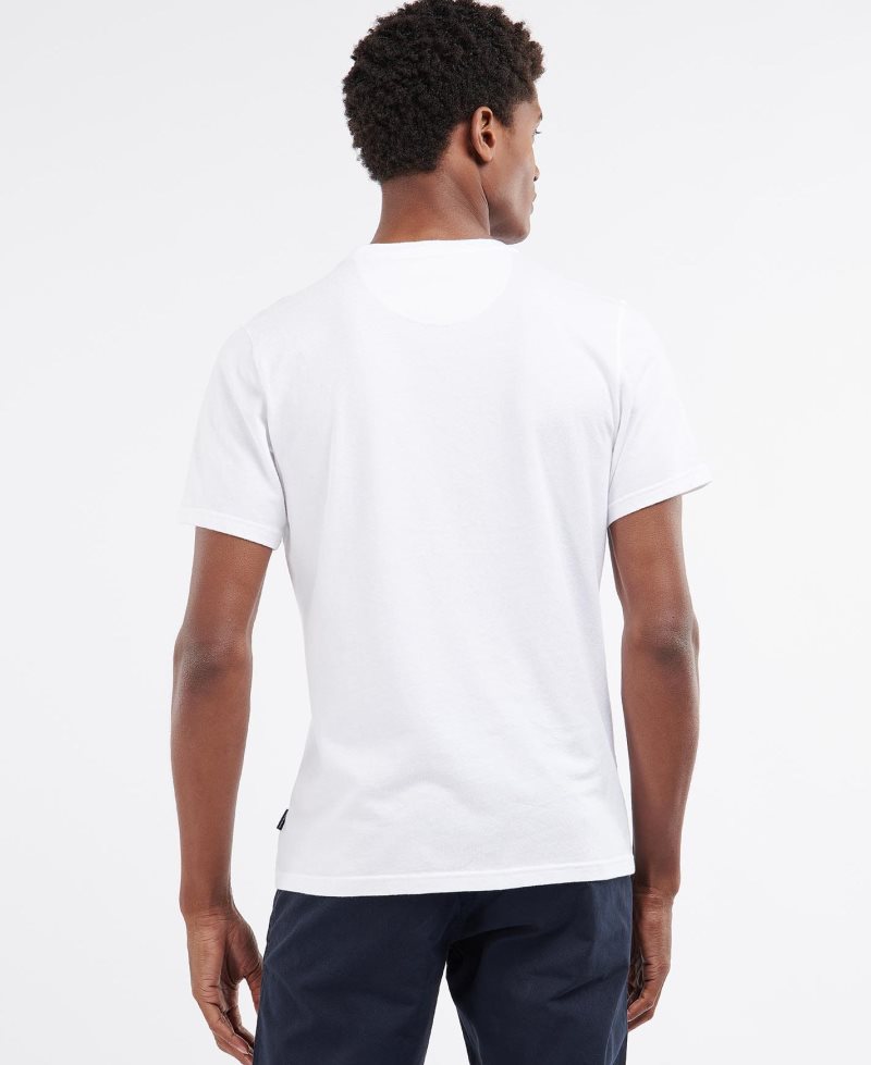 Barbour Norman T-Shirt White | OTG184972