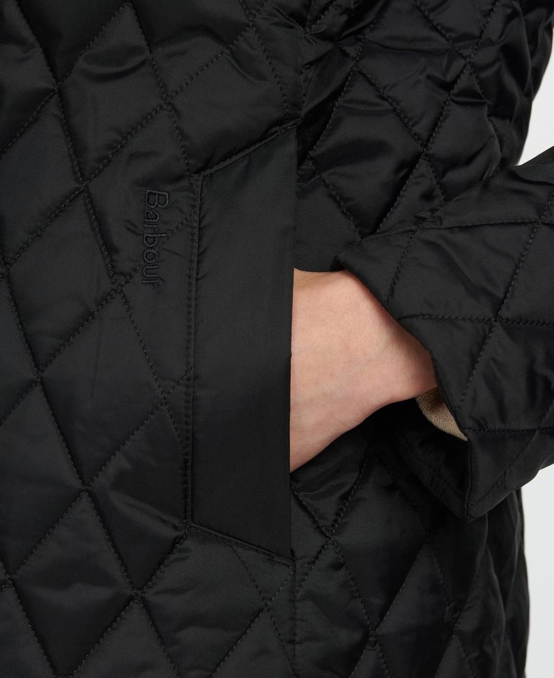 Barbour Omberlsey Quilted Jacket Black | RTZ374689