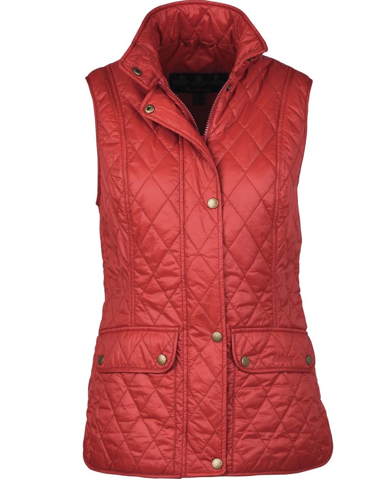 Barbour Otterburn Gilet Dark Red | DWA980236