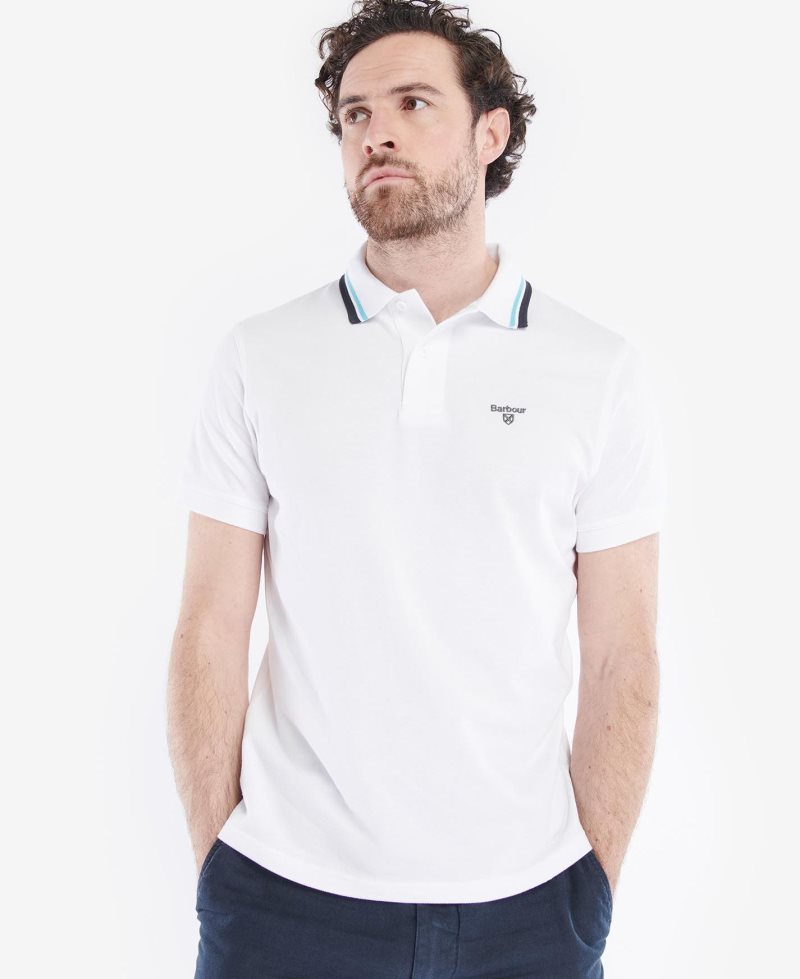 Barbour Otterburn Polo Shirt Whiite | BGY871340