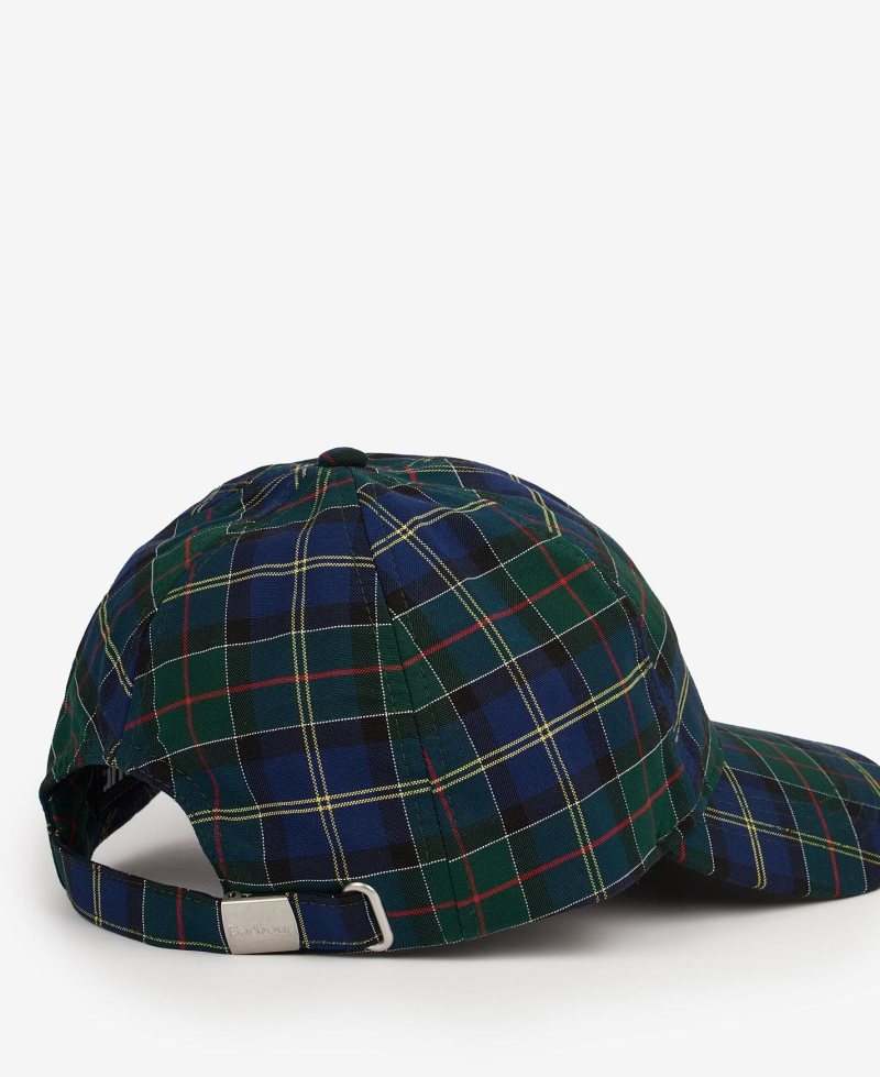 Barbour Oxbridge Tartan Sports Cap Ivy Tartan | HIV471986