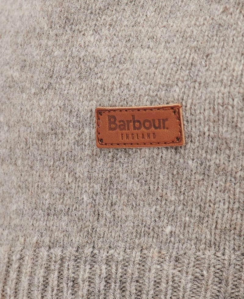 Barbour Patch Half Zip Sweater Inky Blue | WJO831209