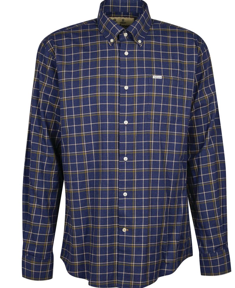 Barbour Pelton Regular Shirt Garnet Red | QOW375268