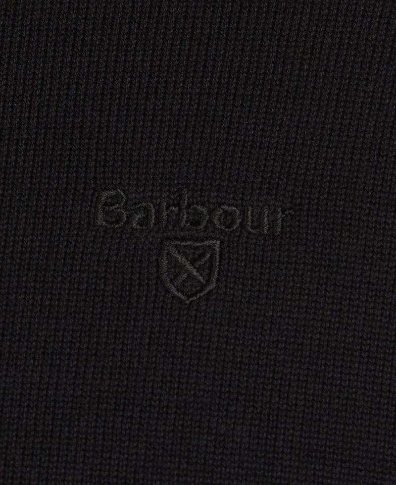 Barbour Pima Cotton Crew Neck Sweater Cabernet | FZP912874