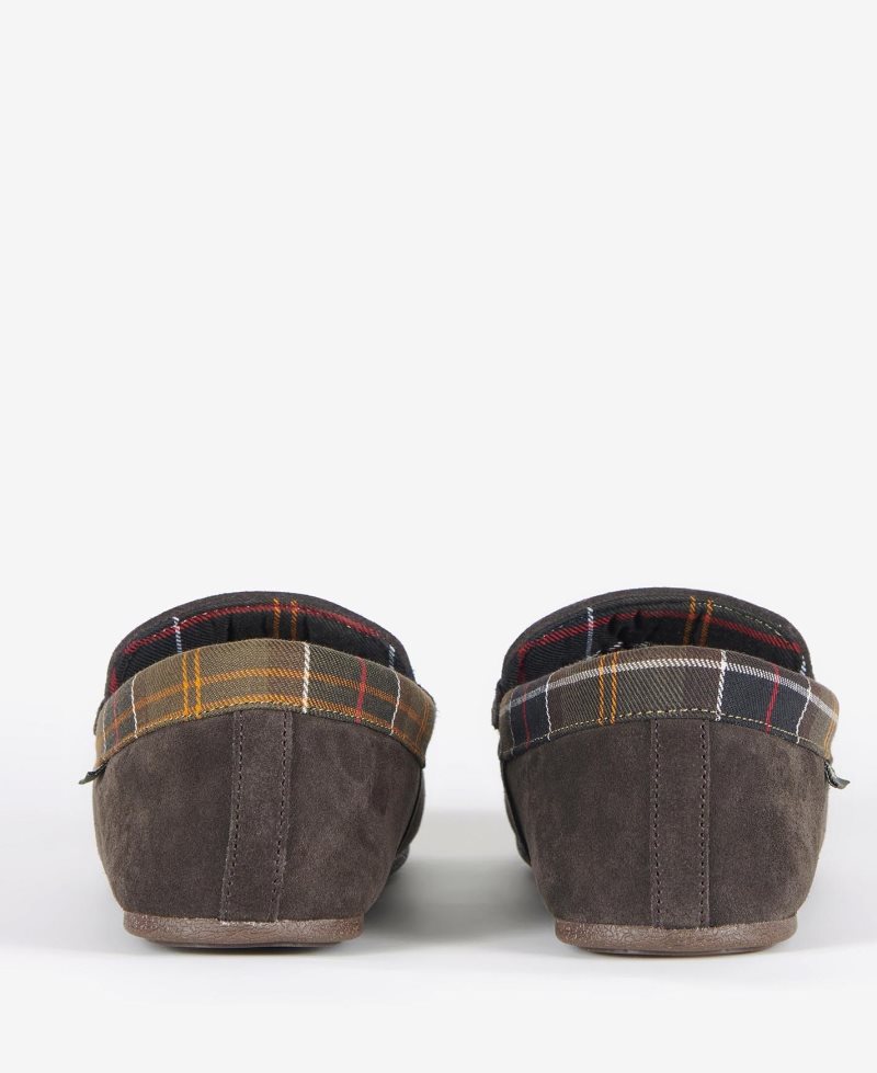 Barbour Porterfield Slippers Brown | HIO527198