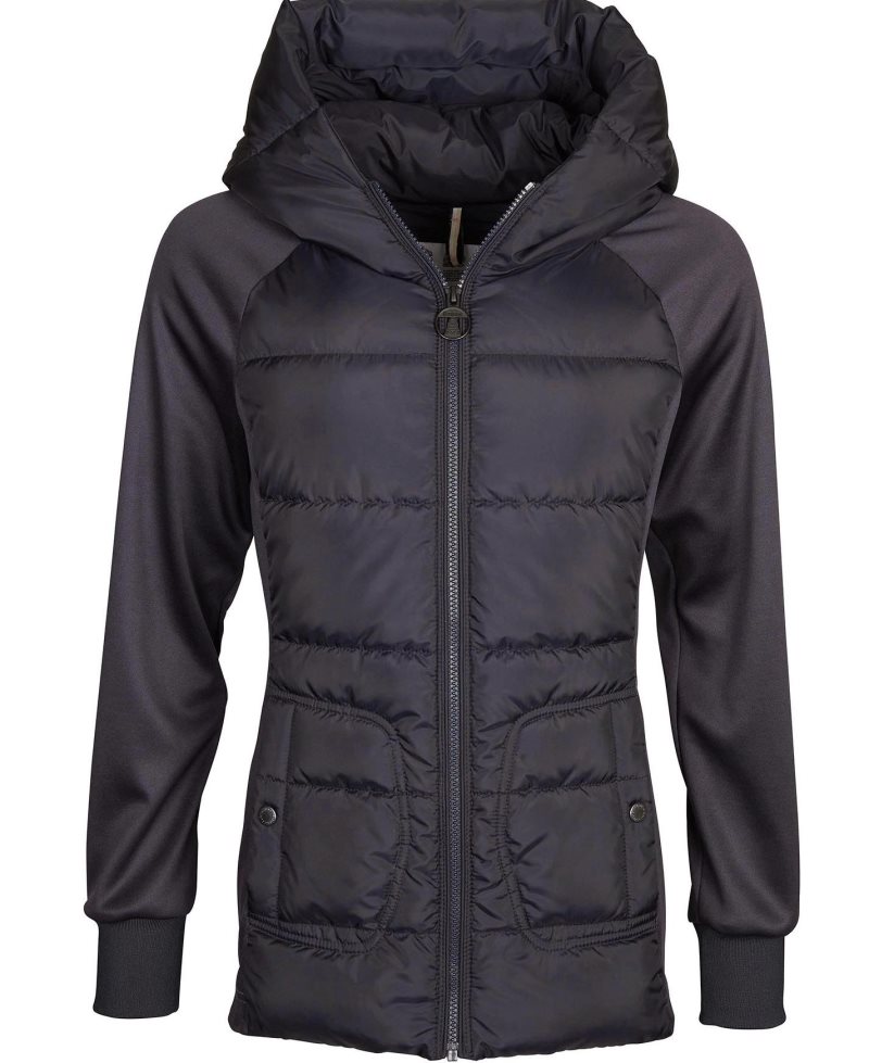 Barbour Reedley Quilted Sweat Dark Navy | JOM924765