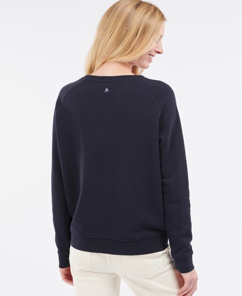 Barbour Rockcliffe Sweatshirt Navy | YSG196753