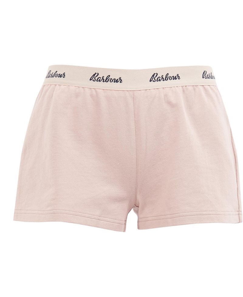 Barbour Sadie Lounge Shorts Rose Tan | BEV862713