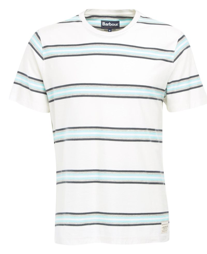 Barbour Sandgrove T-Shirt Whisper White | YDS512407