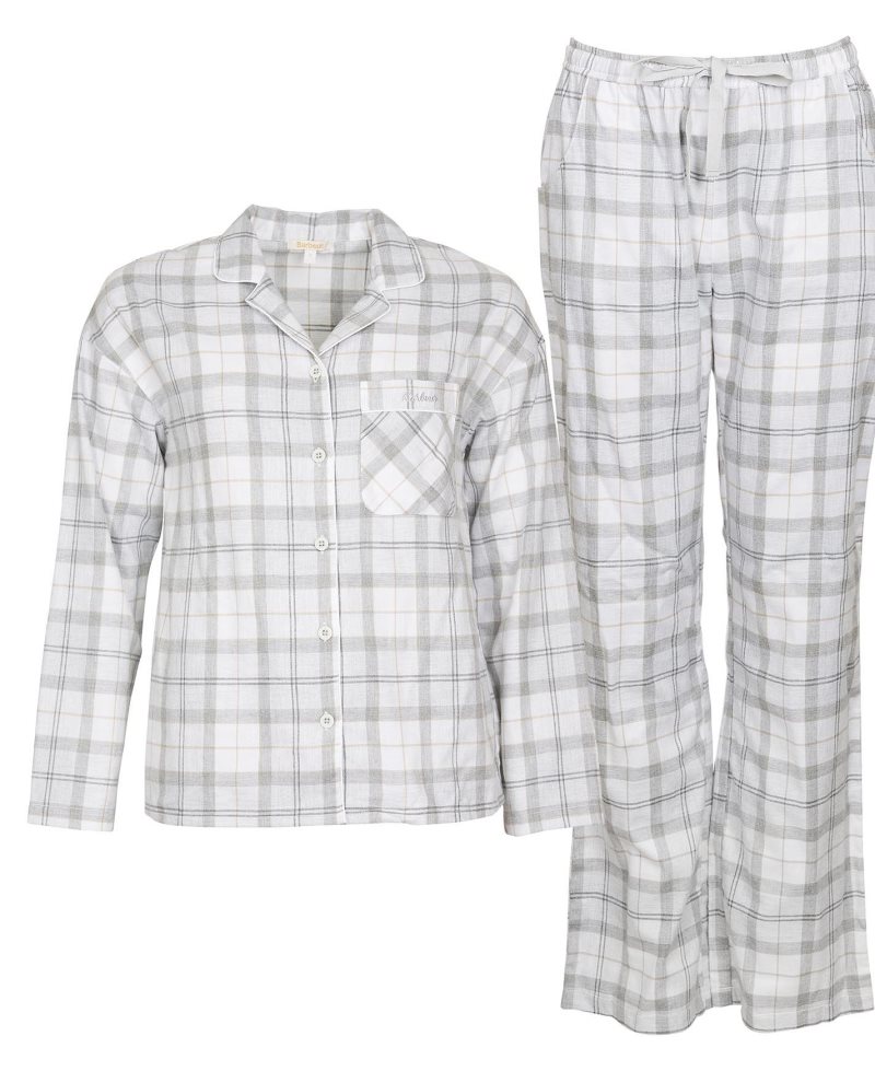 Barbour Schlafanzug-Set Ellery Pink Tartan | NJL816437