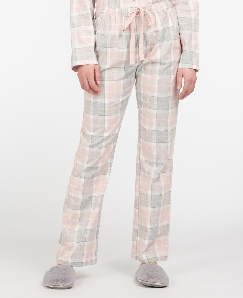 Barbour Schlafanzughose Nancy Pink Tartan | NZS602548