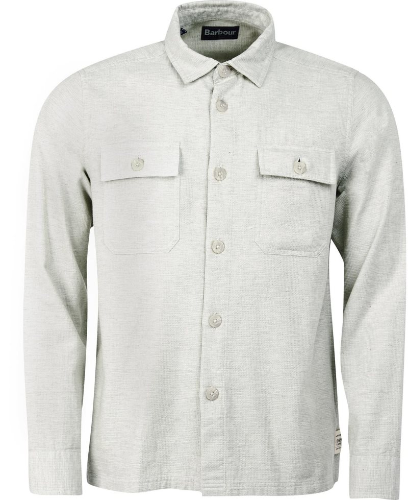 Barbour Seaford Overshirt Stone Marl | HIO827160