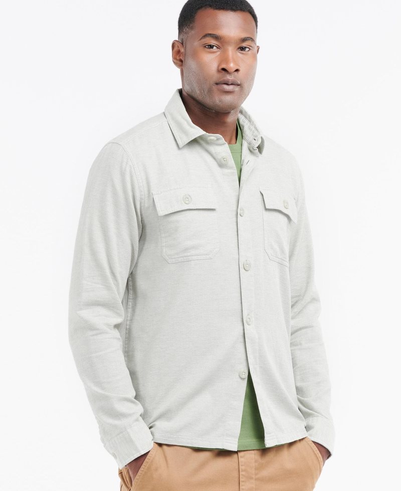 Barbour Seaford Overshirt Stone Marl | HIO827160