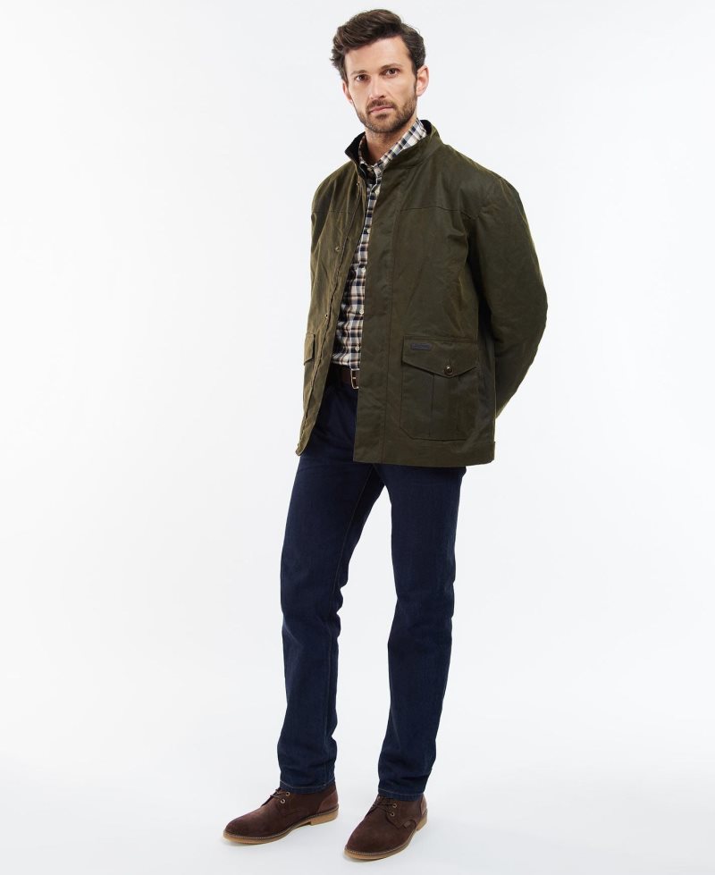 Barbour Sheldon Wax Jacket Brown | RXY103547