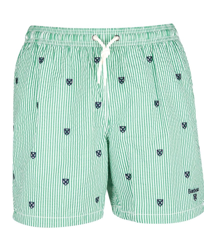 Barbour Shield Swim Shorts Green | ZPN946807