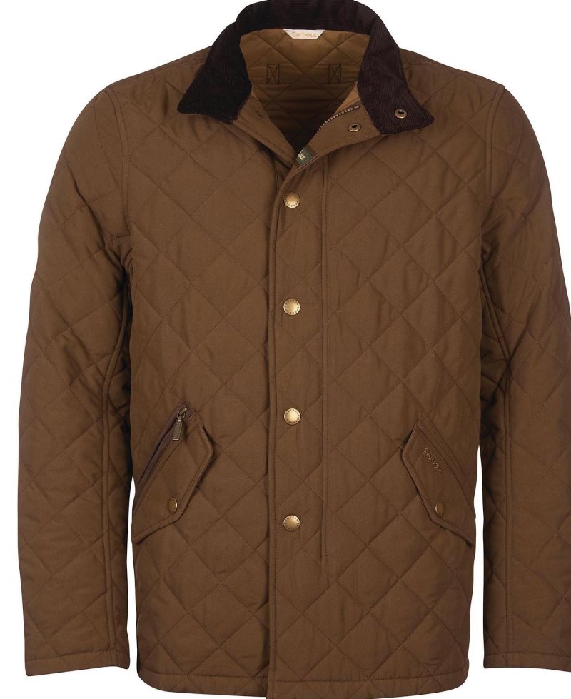 Barbour Shoveler Quilt Dark Sand | TKF417859