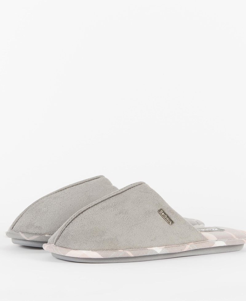 Barbour Simone Slippers Grey | CPM064897