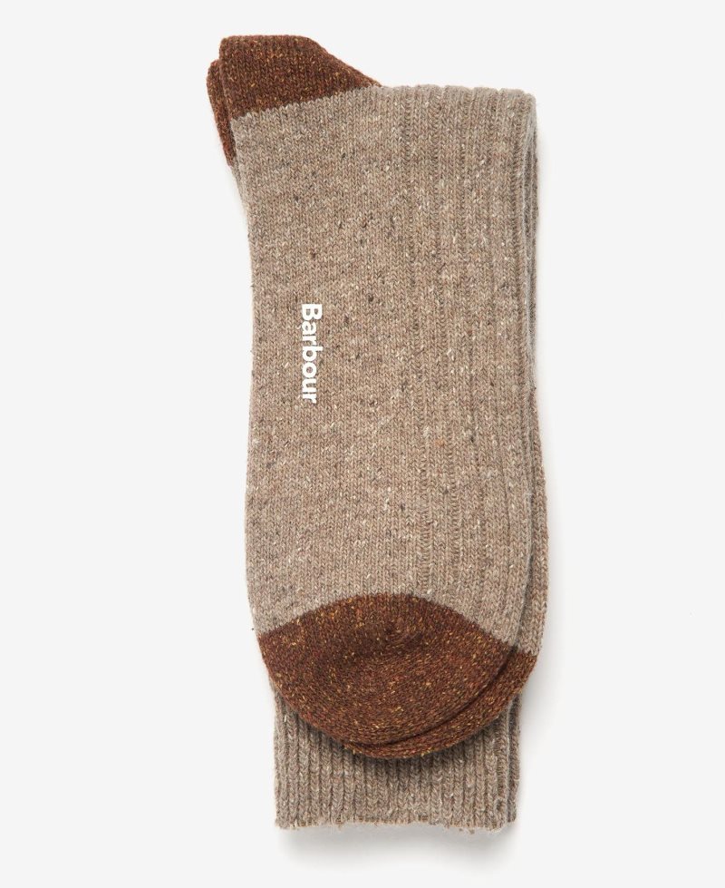 Barbour Socken Houghton Biscuit | PQH724381