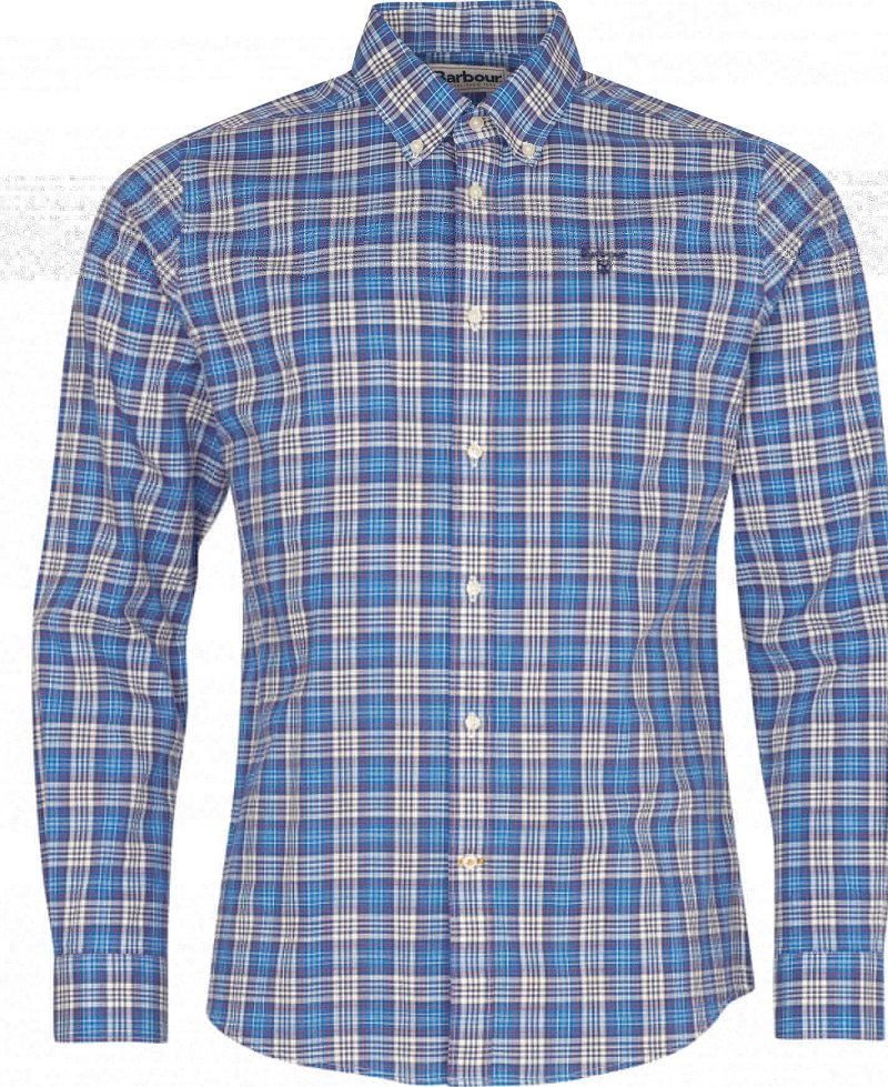 Barbour Spillman Shirt Blue | YUD851762