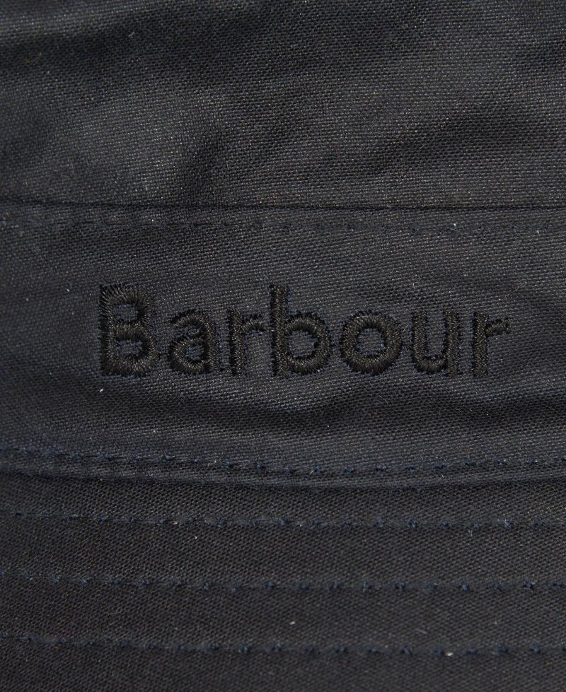 Barbour Sporthut Wax Black | JKA042567