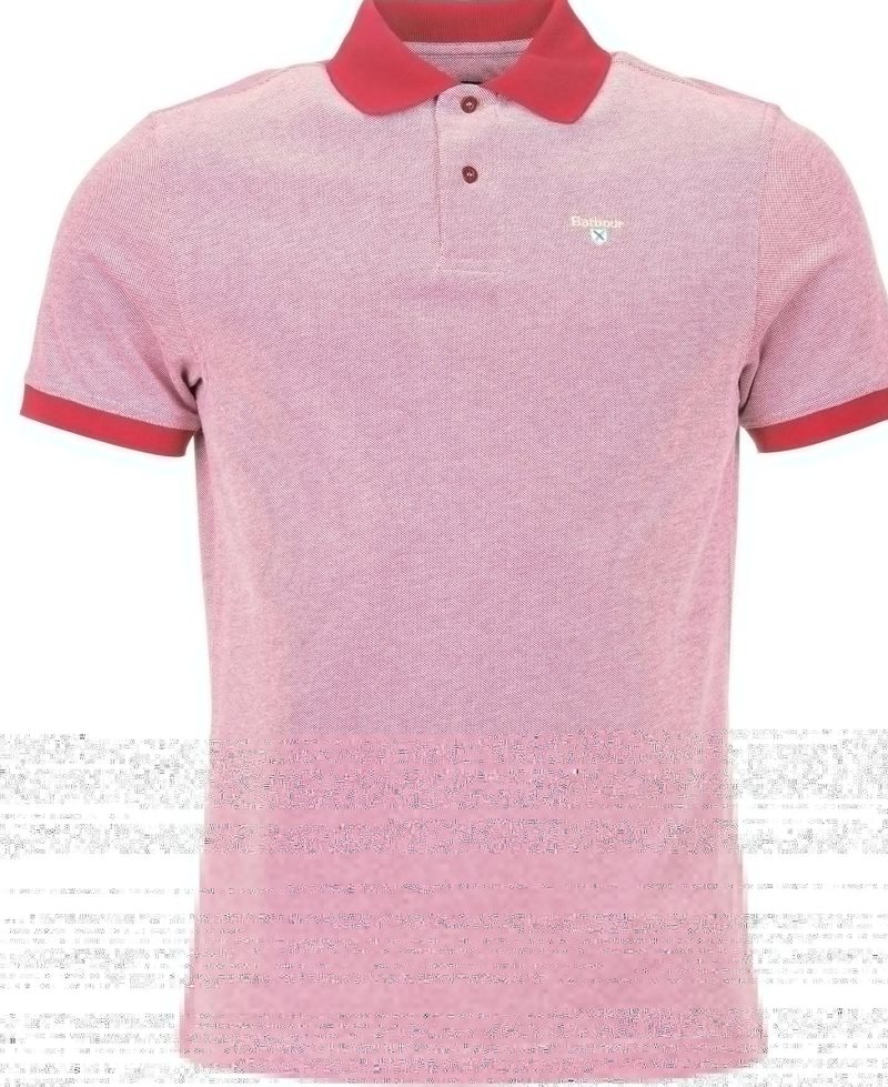 Barbour Sports Mix Polo Shirt Raspberry | ANL254730