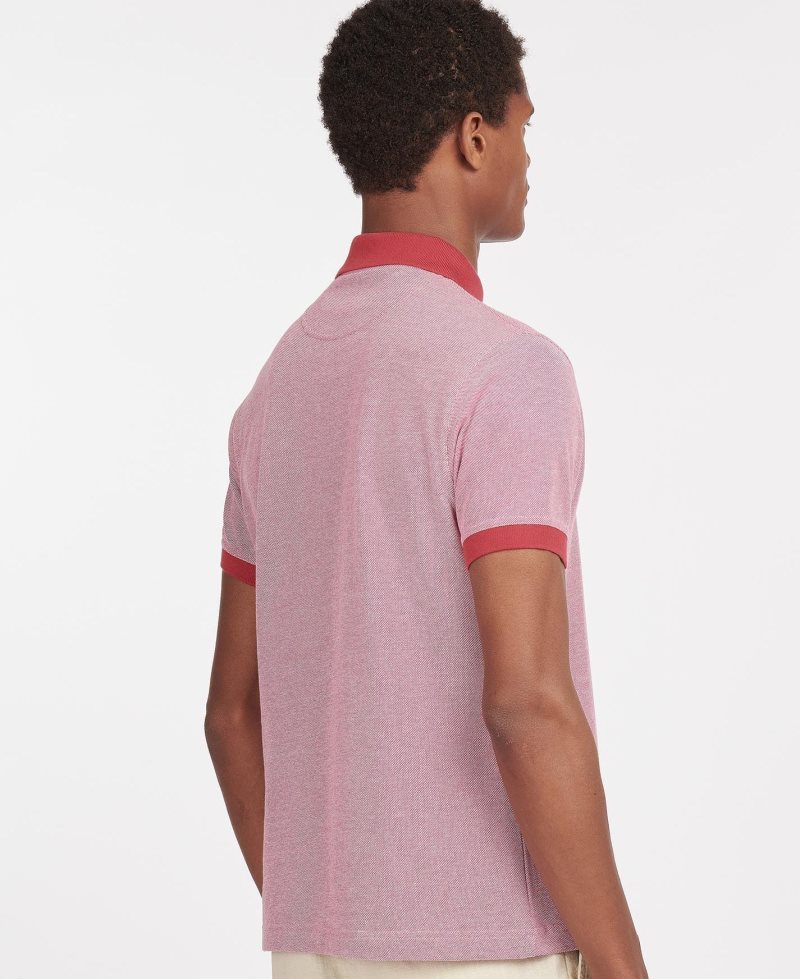 Barbour Sports Mix Polo Shirt Raspberry | ANL254730