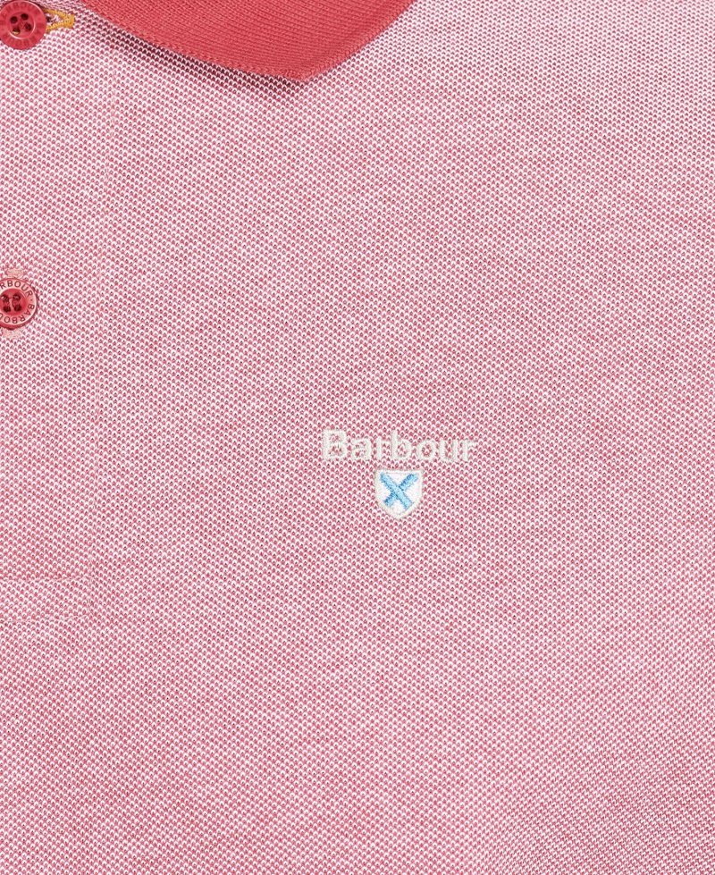 Barbour Sports Mix Polo Shirt Raspberry | ANL254730